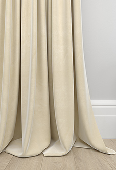 Ultra Luxe Velvet, Cream - Made to Measure Curtains